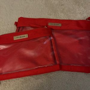 Lily and Jade Red pouches